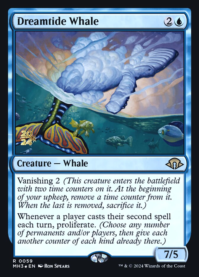 Baleia da Maré Onírica / Dreamtide Whale - Magic: The Gathering - MoxLand