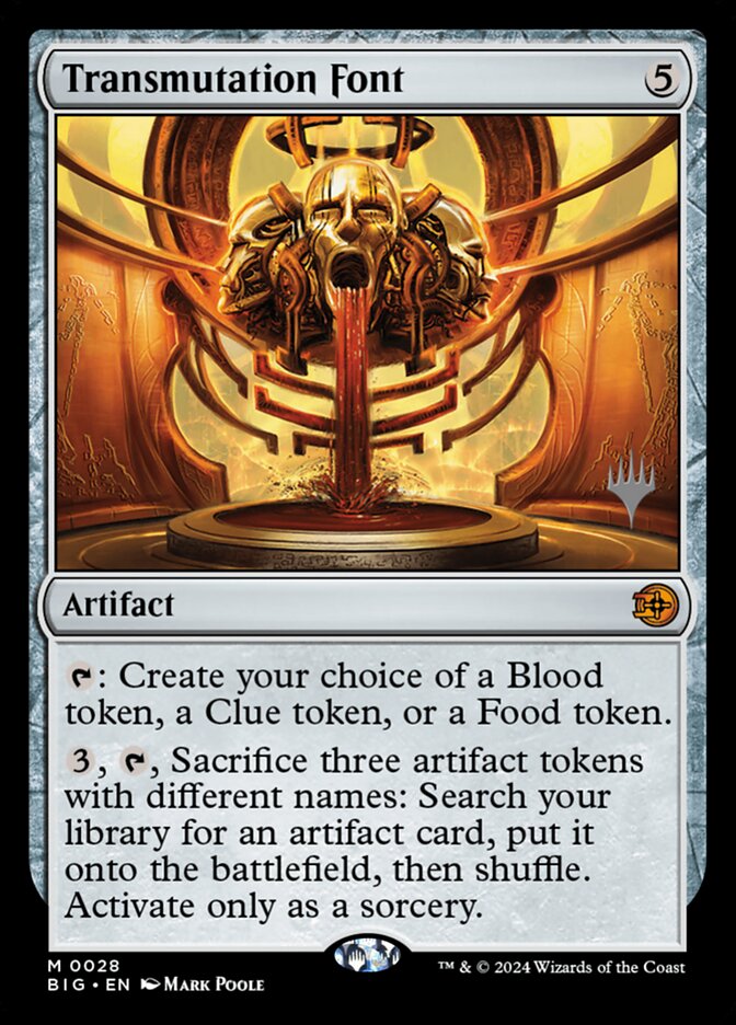 Fonte da Transmutação / Transmutation Font - Magic: The Gathering - MoxLand