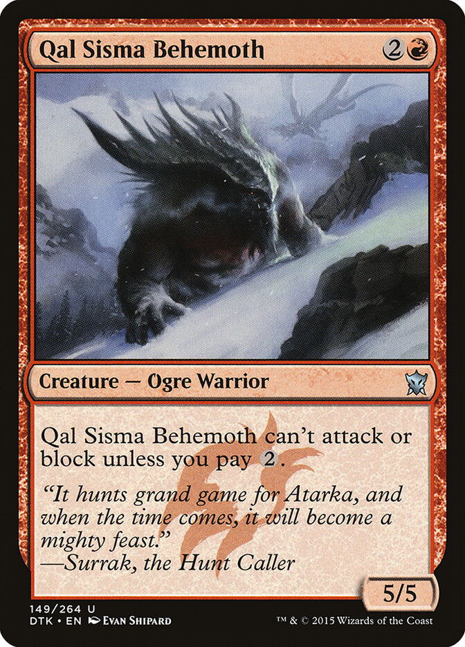 Behemoth de Qal Sisma / Qal Sisma Behemoth - Magic: The Gathering - MoxLand
