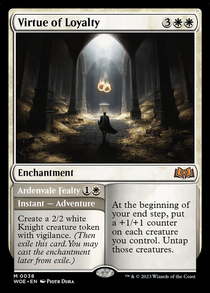 Virtude da Lealdade / Virtue of Loyalty - Magic: The Gathering - MoxLand