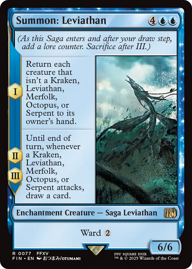 Invocação: Leviatã / Summon: Leviathan - Magic: The Gathering - MoxLand