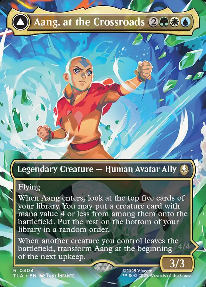 Aang na Encruzilhada / Aang, at the Crossroads - Magic: The Gathering - MoxLand