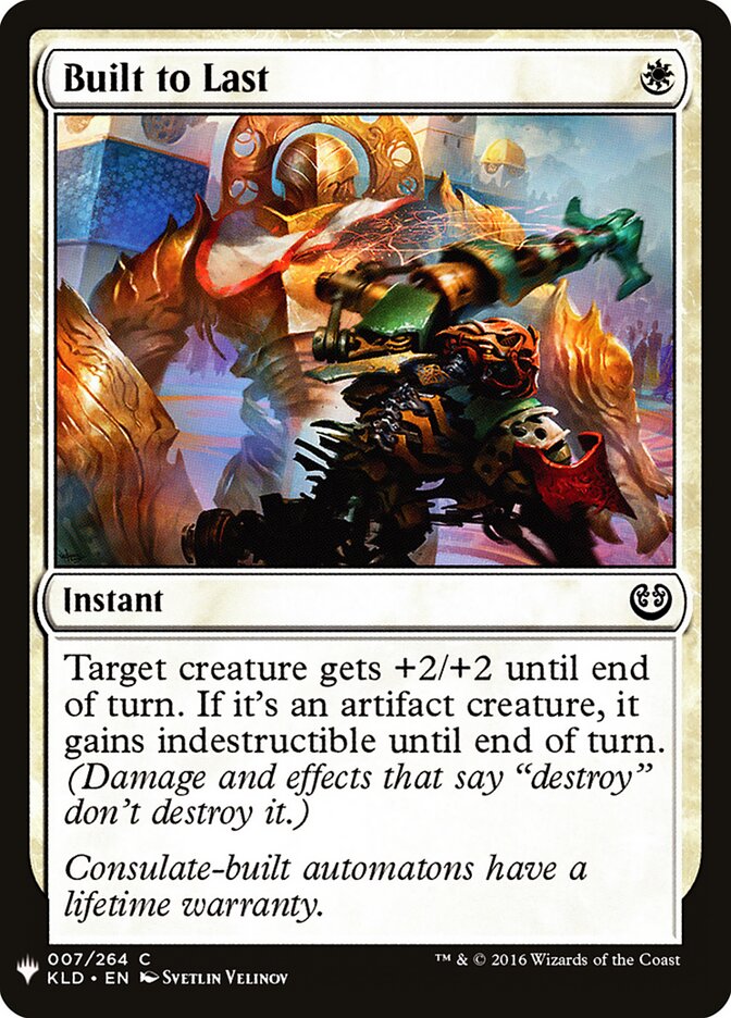 Feito para Durar / Built to Last - Magic: The Gathering - MoxLand