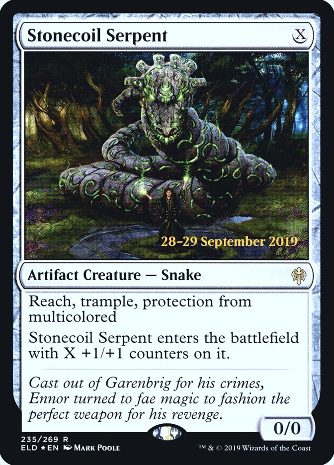 Serpente Litoespiral / Stonecoil Serpent - Magic: The Gathering - MoxLand