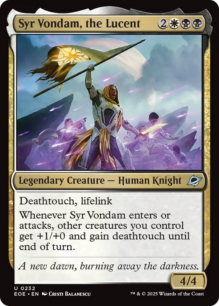 Syr Vondam, o Luminoso / Syr Vondam, the Lucent - Magic: The Gathering - MoxLand