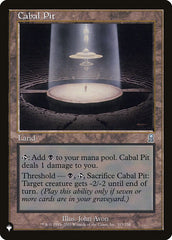Liça da Cabala / Cabal Pit - Magic: The Gathering - MoxLand