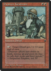Dwarven Lieutenant / Dwarven Lieutenant - Magic: The Gathering - MoxLand