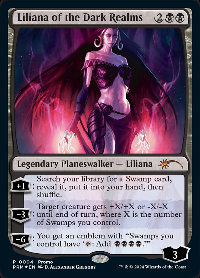 Liliana dos Reinos Sombrios / Liliana of the Dark Realms - Magic: The Gathering - MoxLand