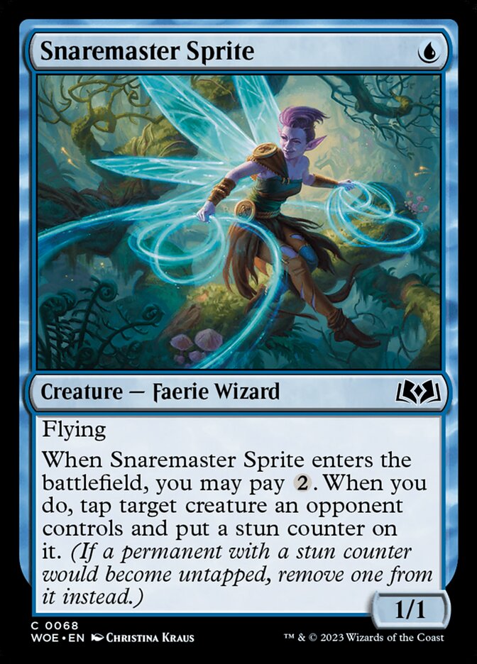 Sílfide Mestra das Amarras / Snaremaster Sprite - Magic: The Gathering - MoxLand