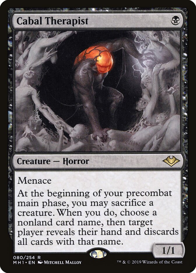Terapeuta da Cabala / Cabal Therapist - Magic: The Gathering - MoxLand