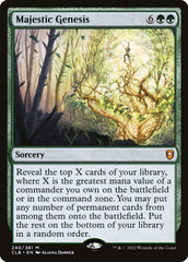 Gênese Majestosa / Majestic Genesis - Magic: The Gathering - MoxLand