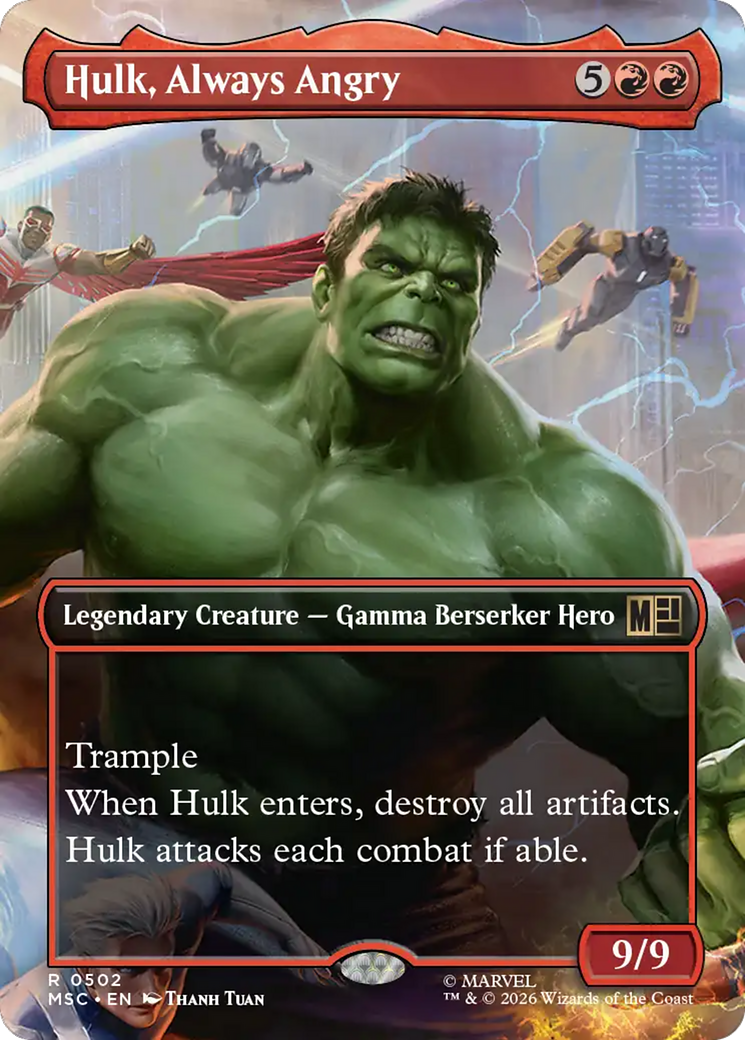 Hulk, Always Angry - Magic: The Gathering - MoxLand
