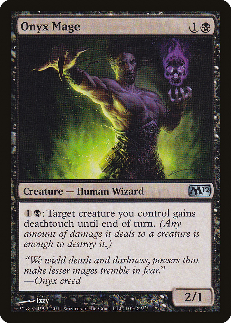 Mago Ônix / Onyx Mage - Magic: The Gathering - MoxLand