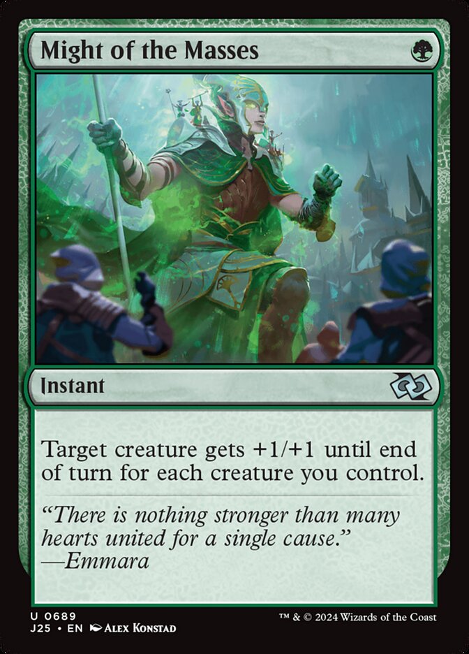Força das Massas / Might of the Masses - Magic: The Gathering - MoxLand