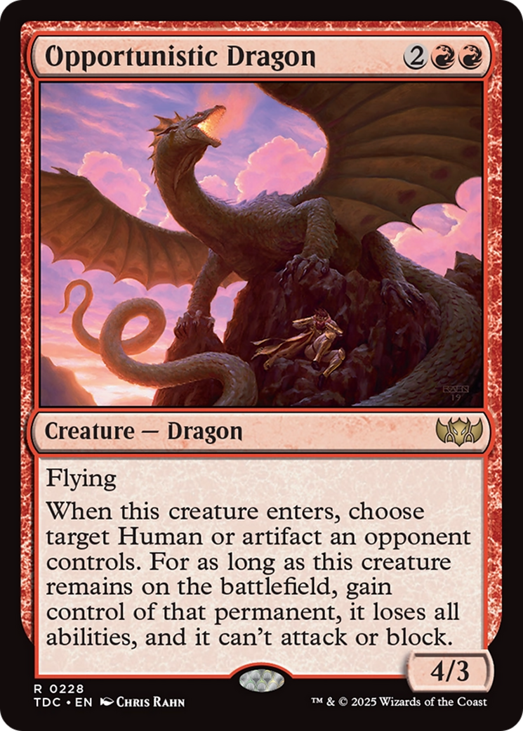 Dragão Oportunista / Opportunistic Dragon - Magic: The Gathering - MoxLand