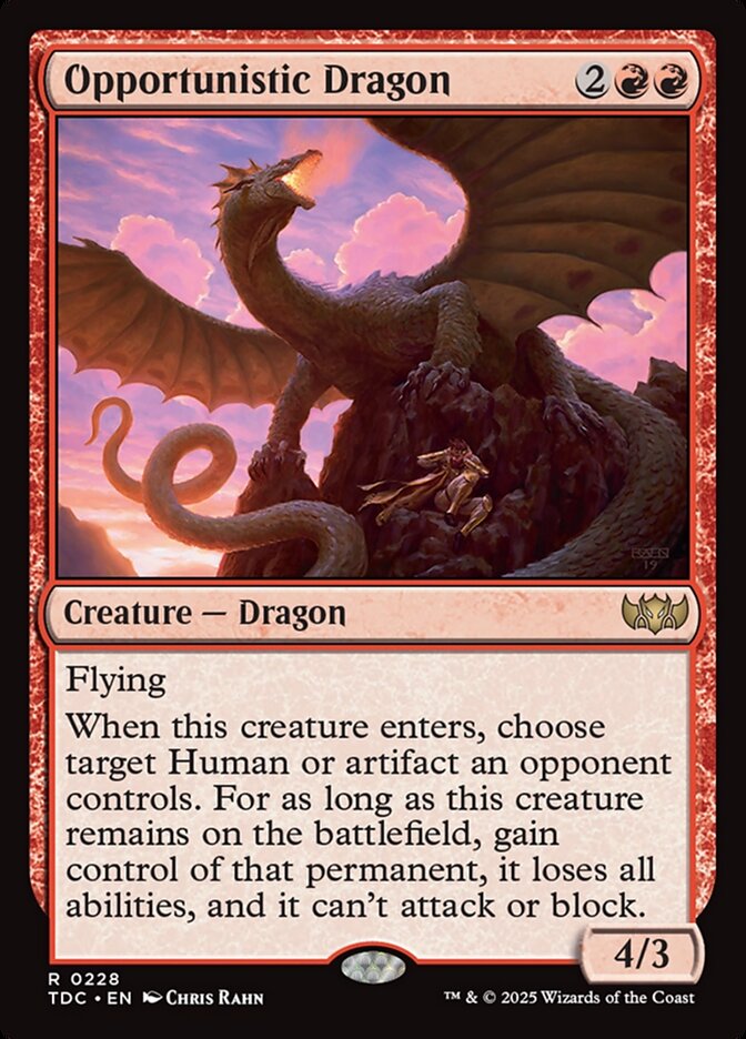 Dragão Oportunista / Opportunistic Dragon - Magic: The Gathering - MoxLand
