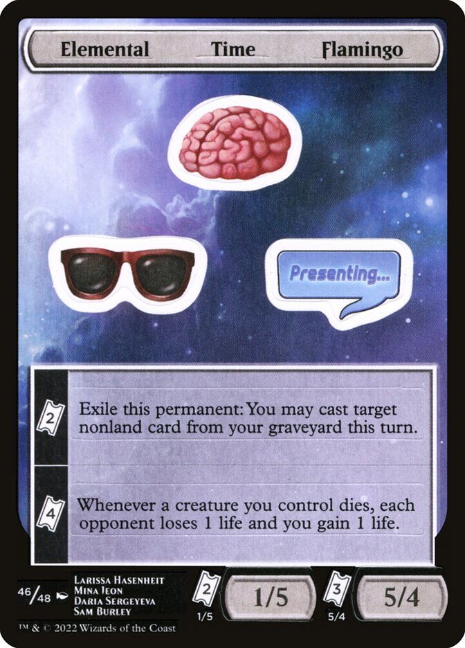 Elemental Time Flamingo - Magic: The Gathering - MoxLand