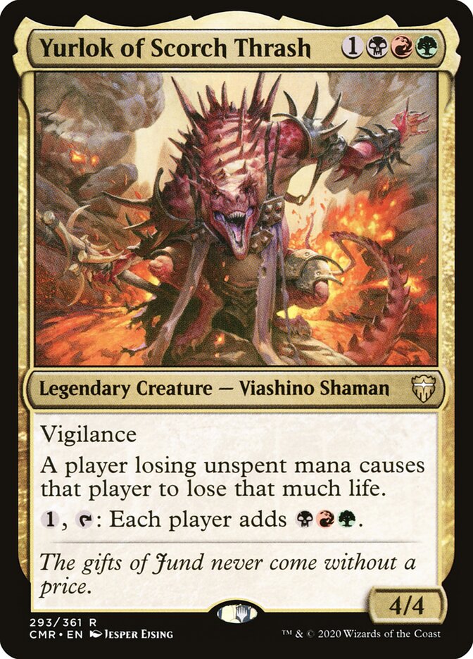 Yurlok do Golpe Calcinante / Yurlok of Scorch Thrash - Magic: The Gathering - MoxLand