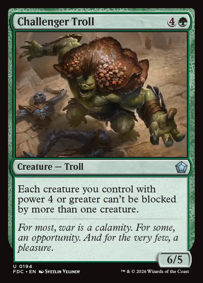 Trol Desafiante / Challenger Troll - Magic: The Gathering - MoxLand