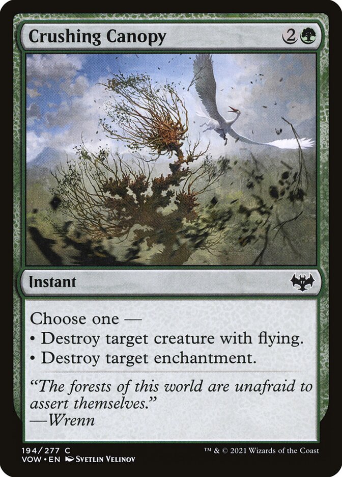 Dossel Esmagador / Crushing Canopy - Magic: The Gathering - MoxLand