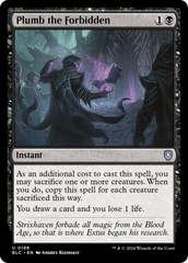 Perscrutar o Proibido / Plumb the Forbidden - Magic: The Gathering - MoxLand