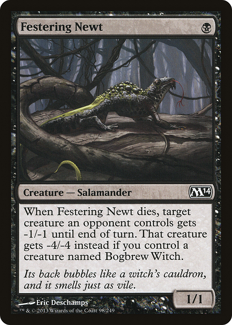 Salamandra Purulenta / Festering Newt - Magic: The Gathering - MoxLand