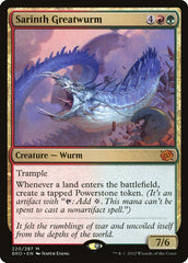 Megavorme de Sarinth / Sarinth Greatwurm - Magic: The Gathering - MoxLand