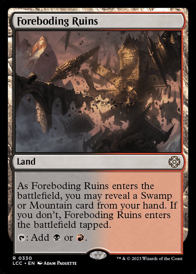 Ruínas Agourentas / Foreboding Ruins - Magic: The Gathering - MoxLand