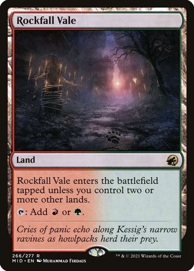 Vale das Pedras Cadentes / Rockfall Vale - Magic: The Gathering - MoxLand