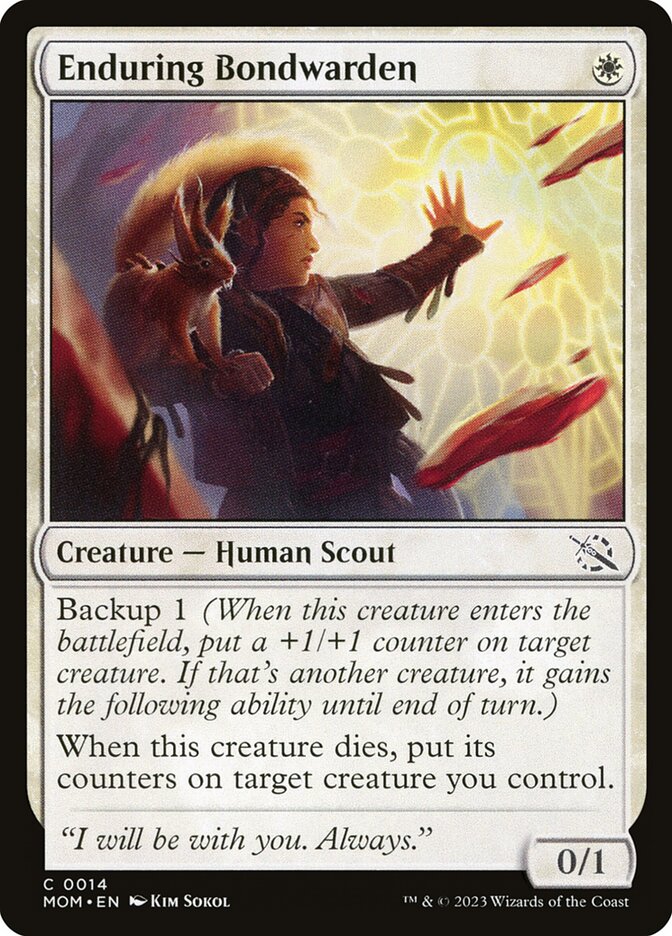 Guardiã do Vínculo Perseverante / Enduring Bondwarden - Magic: The Gathering - MoxLand