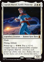 Captain Marvel, Earth's Protector - Magic: The Gathering - MoxLand