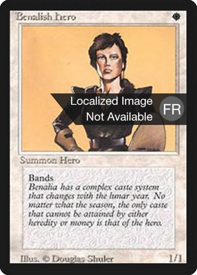 Heroína de Benália / Benalish Hero - Magic: The Gathering - MoxLand