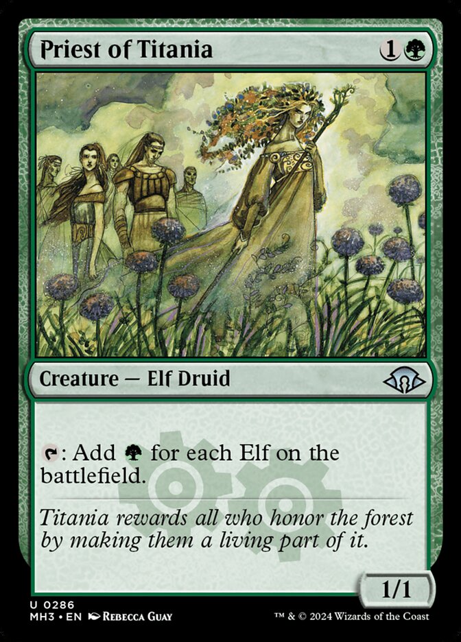 Sacerdote de Titânia / Priest of Titania - Magic: The Gathering - MoxLand
