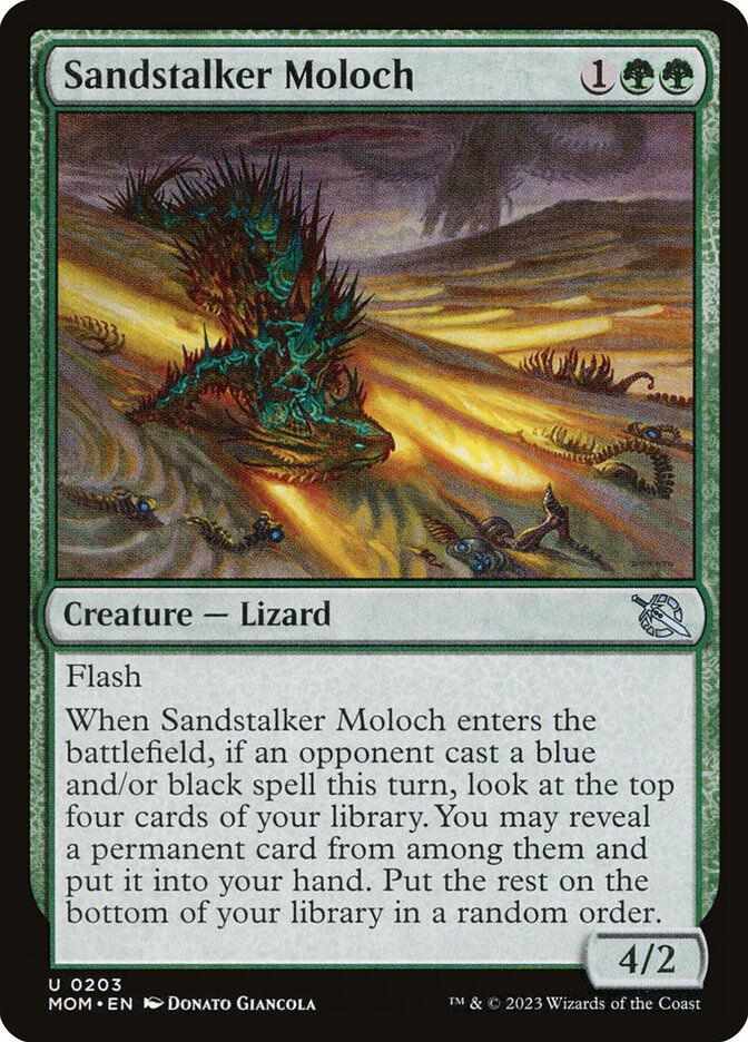 Moloch Caçador das Areias / Sandstalker Moloch - Magic: The Gathering - MoxLand