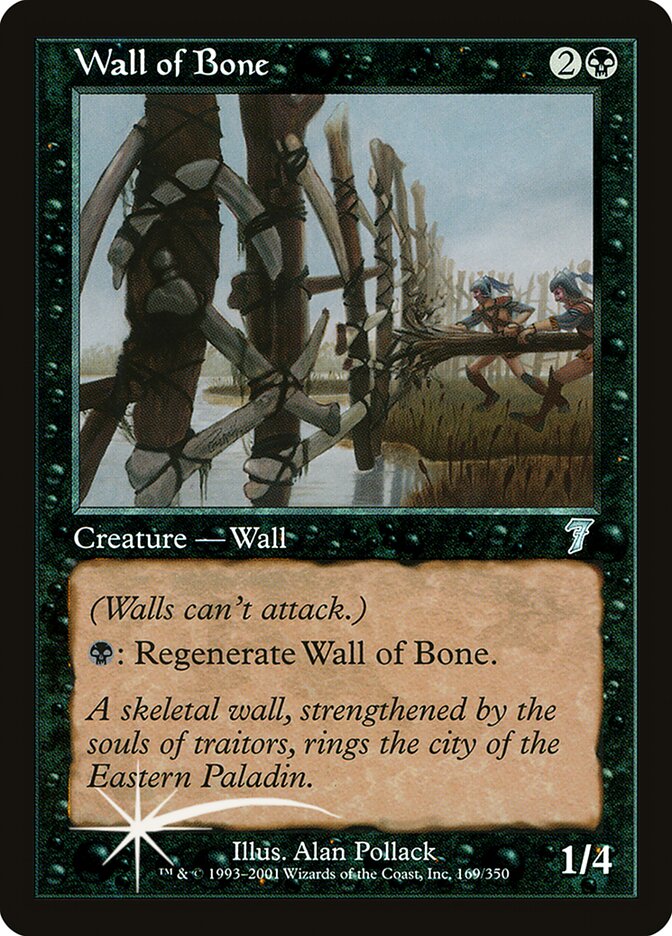 Barreira de Ossos / Wall of Bone - Magic: The Gathering - MoxLand