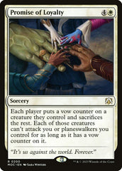 Promessa de Lealdade / Promise of Loyalty - Magic: The Gathering - MoxLand