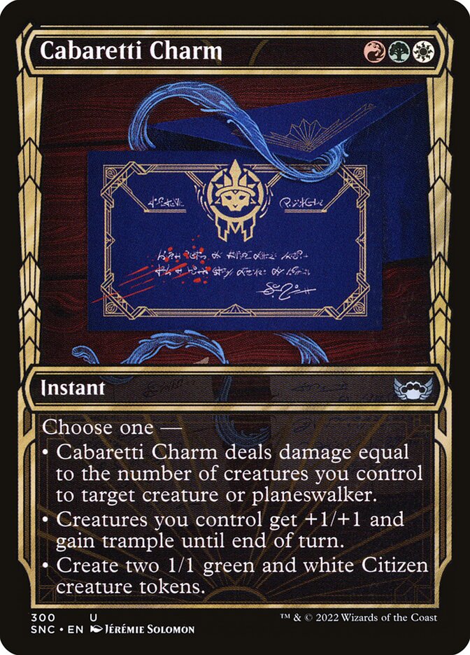 Amuleto dos Cabaretti / Cabaretti Charm - Magic: The Gathering - MoxLand