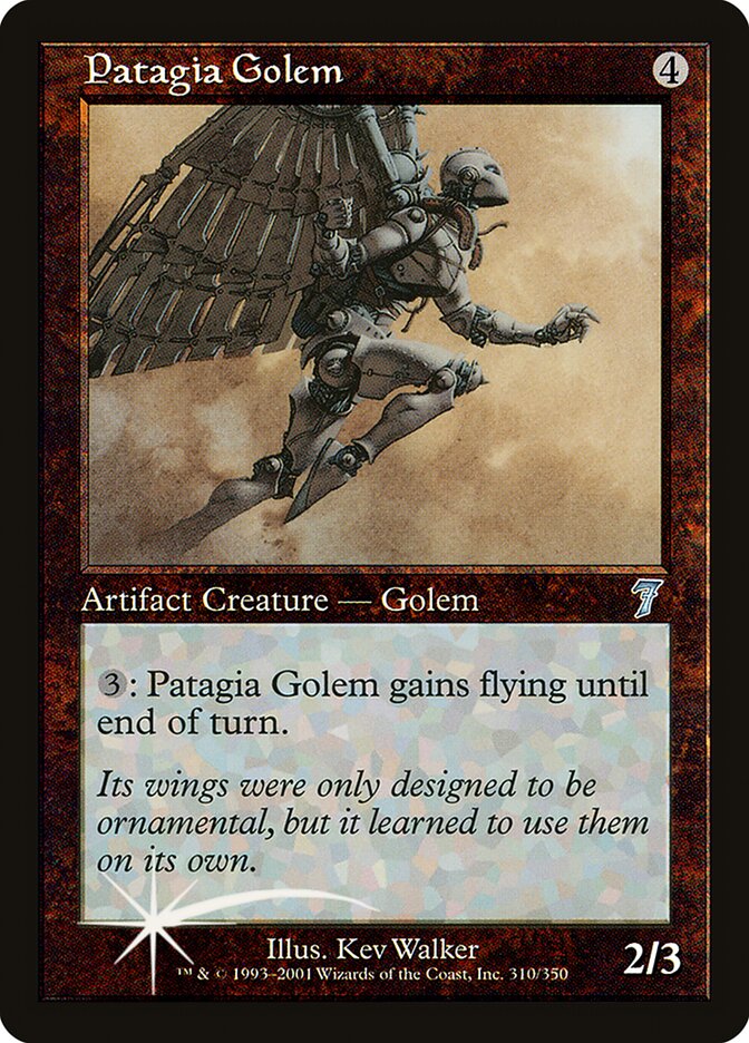Golem com Patágio / Patagia Golem - Magic: The Gathering - MoxLand