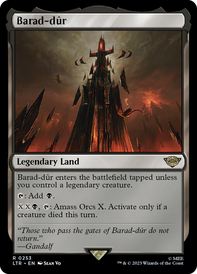 Barad-dûr - Magic: The Gathering - MoxLand