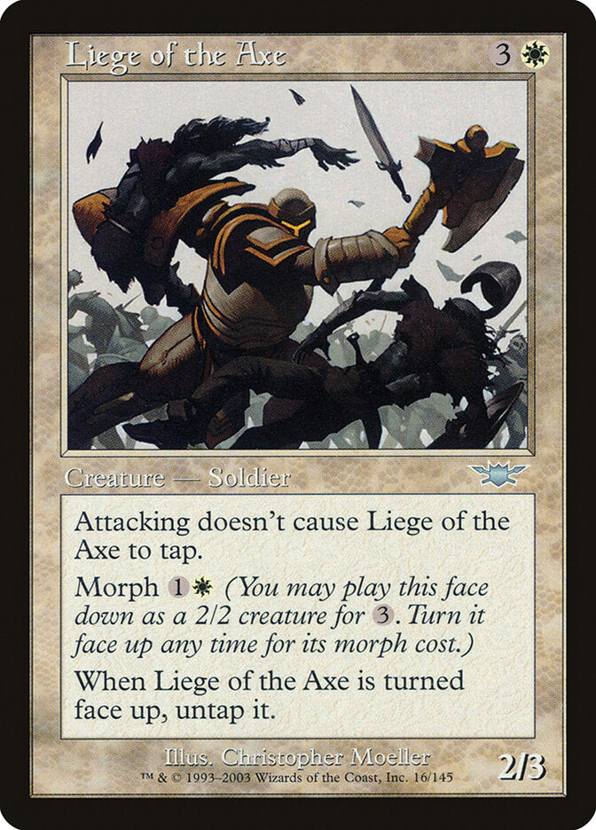 Soberano do Machado / Liege of the Axe - Magic: The Gathering - MoxLand