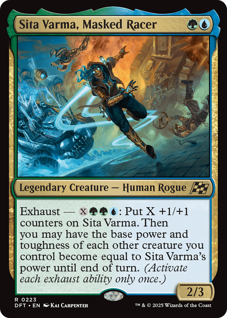 Sita Varma, Pilota Mascarada / Sita Varma, Masked Racer - Magic: The Gathering - MoxLand