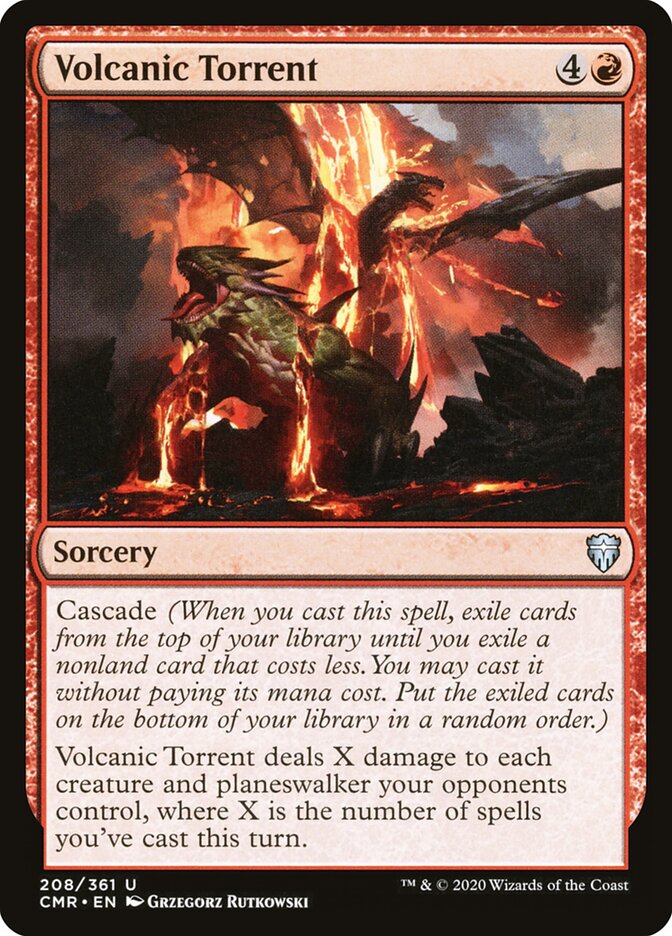 Torrente Vulcânica / Volcanic Torrent - Magic: The Gathering - MoxLand