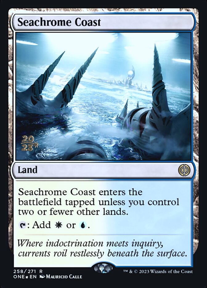 Costa do Mar de Cromo / Seachrome Coast - Magic: The Gathering - MoxLand