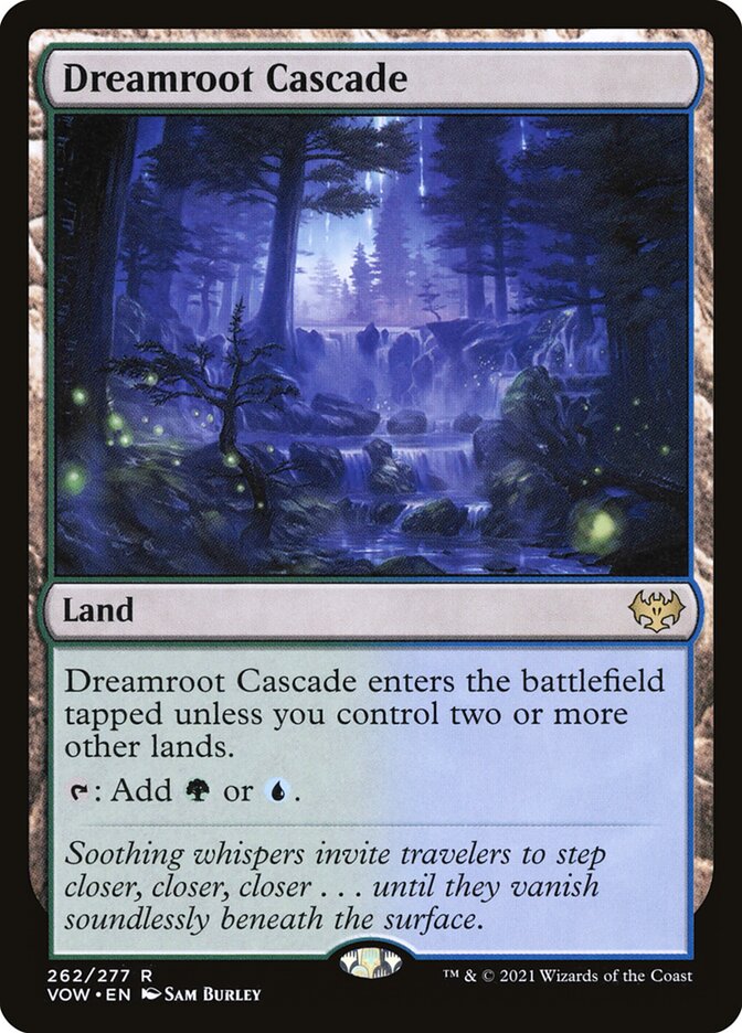 Cascata de Raiz-do-sonho / Dreamroot Cascade - Magic: The Gathering - MoxLand