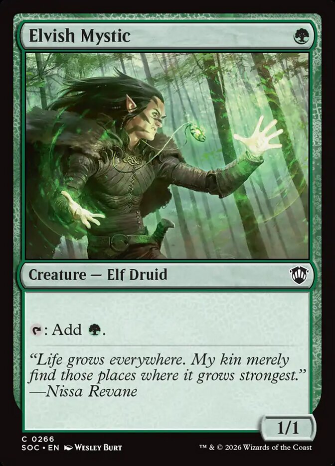 Místico Élfico / Elvish Mystic - Magic: The Gathering - MoxLand