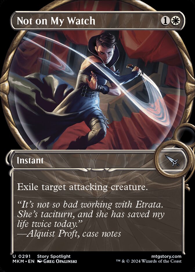 Não Comigo Aqui / Not on My Watch - Magic: The Gathering - MoxLand
