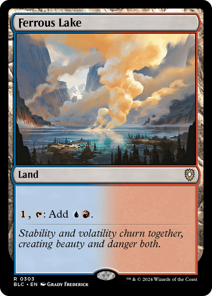 Ferrous Lake - Magic: The Gathering - MoxLand