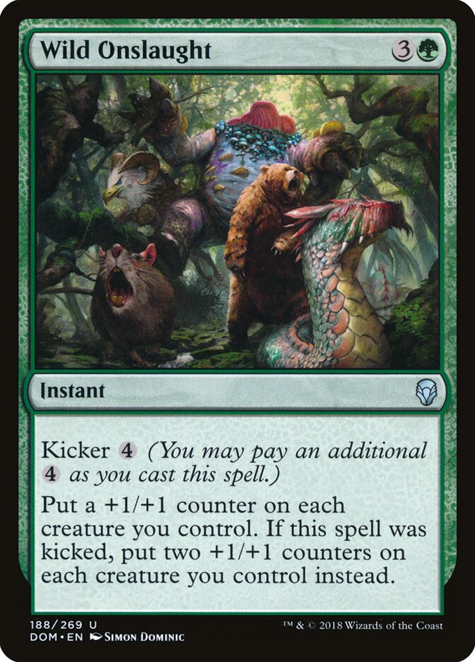 Investida Selvagem / Wild Onslaught - Magic: The Gathering - MoxLand