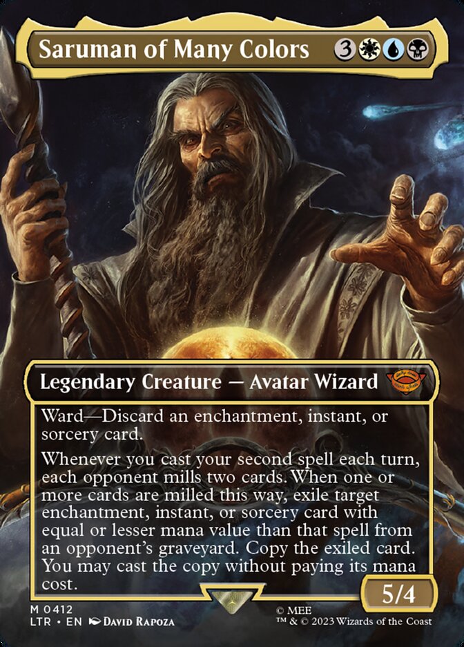Saruman das Muitas Cores / Saruman of Many Colors - Magic: The Gathering - MoxLand