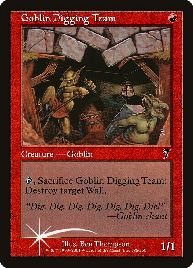 Grupo de Goblins Escavadores / Goblin Digging Team - Magic: The Gathering - MoxLand